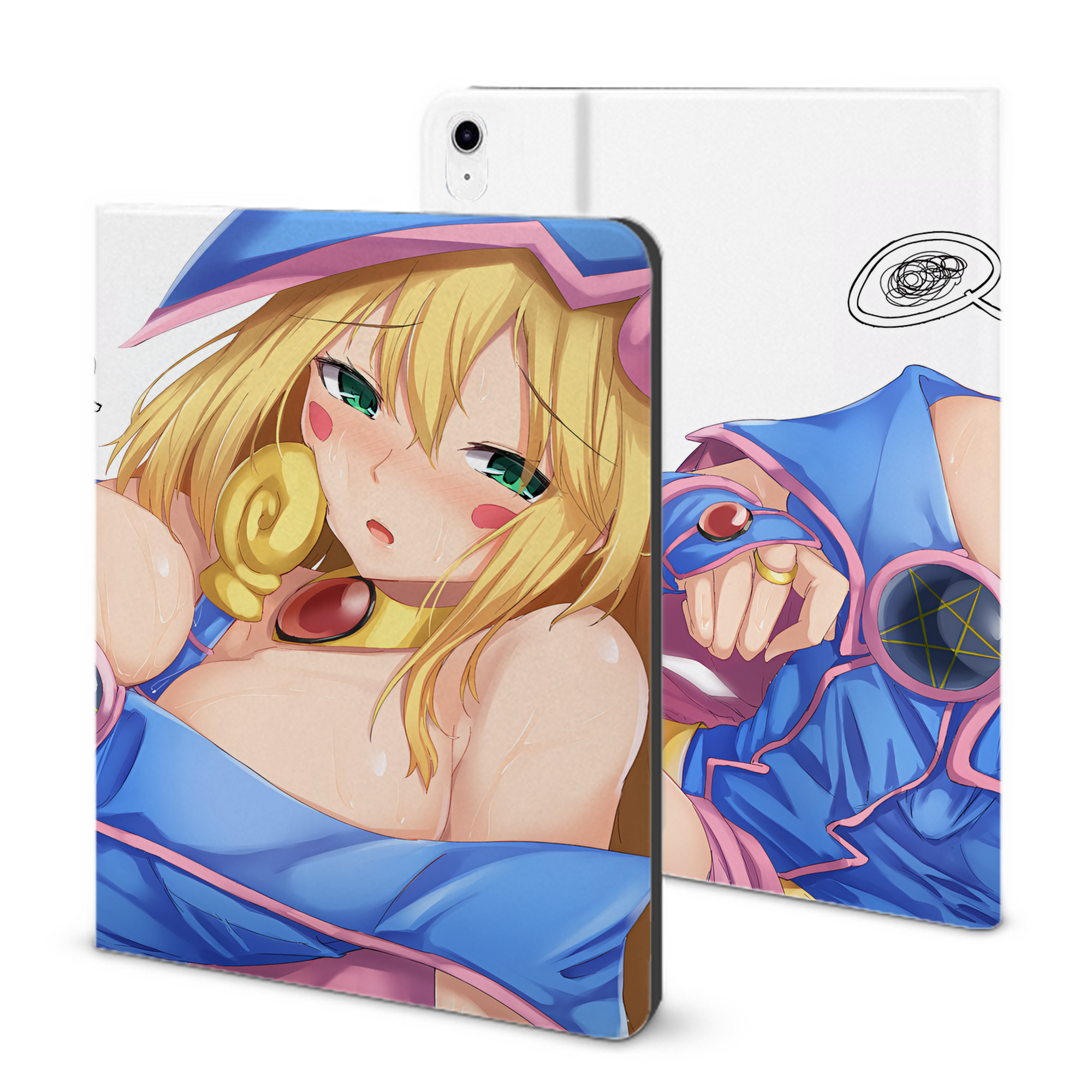 （画像用） 遊☆戯☆王 Yu-Gi-Oh! IPad ケース ブック型 PUレザー TPU 耐衝撃 軽量 薄型 ペン収納なし 全面保護 IPad 各モデル対応
